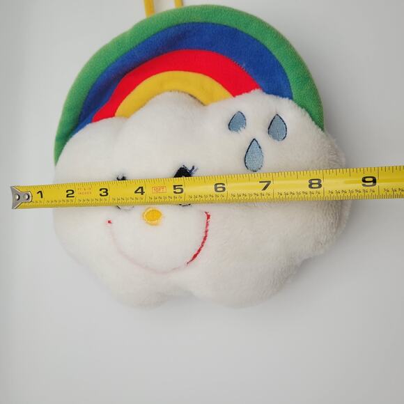 Vintage Rainbow Cloud Plush Music Box Somewhere Over Rainbow Dakin Style Rare - Picture 8 of 10